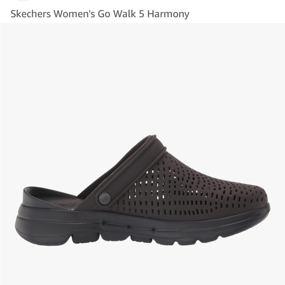 Skechers EUC “ Foamies Go Walk 5” Black Clog SIZE 6 womans never worn nwot - Picture 1 of 7